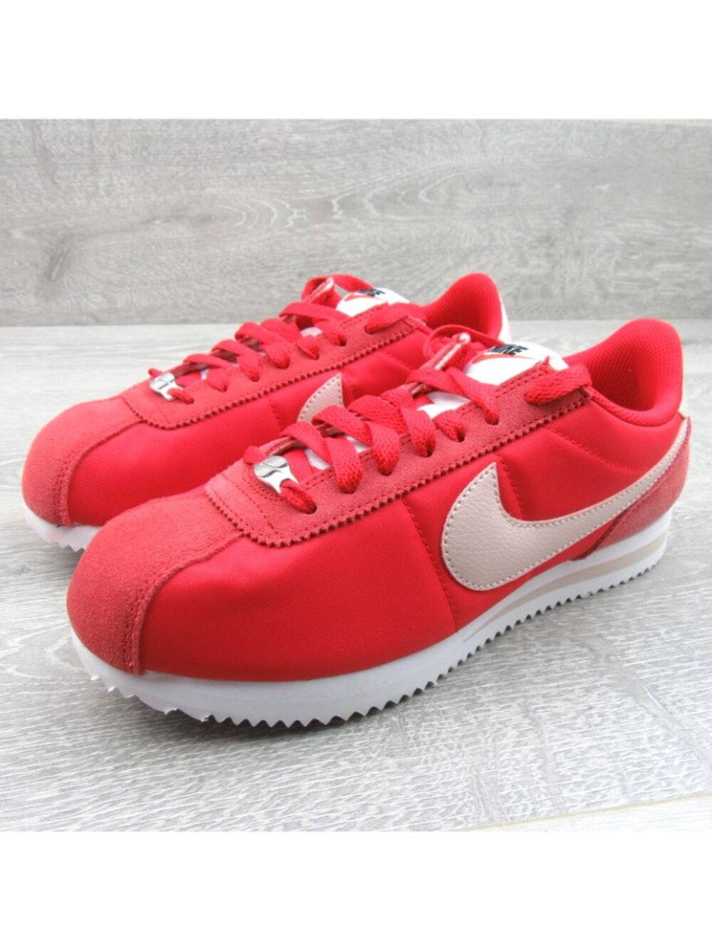 Nike Cortez Textile Womens Size 8 University Red White Sneakers NEW - Picture 4 of 13
